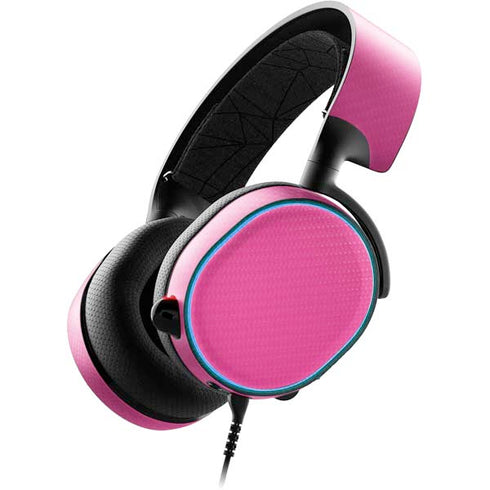 Pink Carbon Fiber Specialty Material SteelSeries Arctis 3 Skin